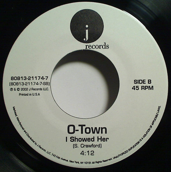 O-Town : These Are The Days (7")