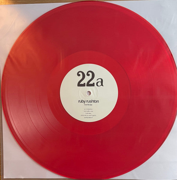 Ruby Rushton : Two For Joy (LP, Album, Ltd, Num, RE, RP, Red)