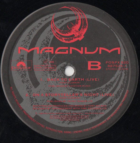 Magnum (3) : Start Talking Love (12", Single)