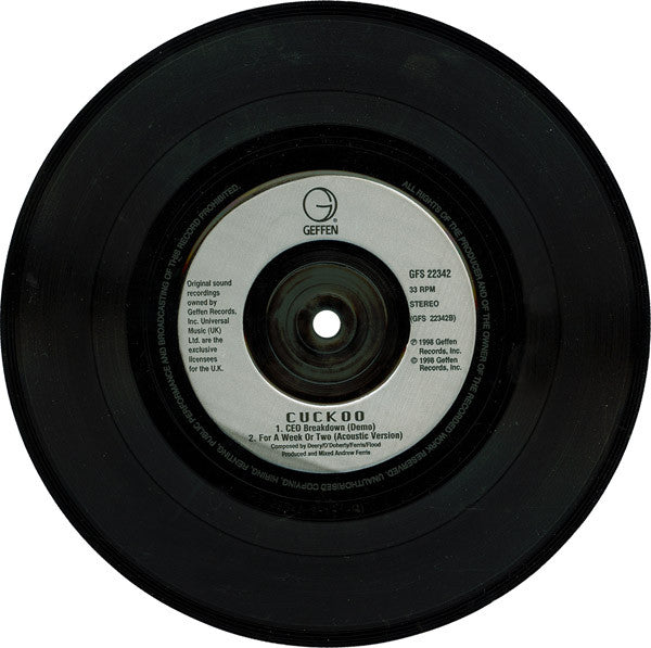 Cuckoo (4) : Blackmail (7", Single)