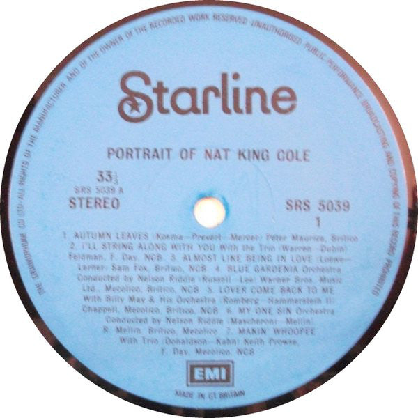 Nat King Cole : Portrait Of Nat King Cole (LP, Comp)