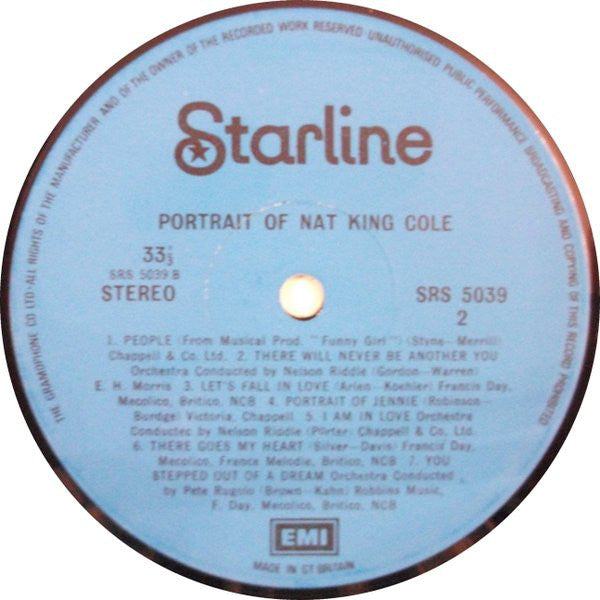 Nat King Cole : Portrait Of Nat King Cole (LP, Comp)