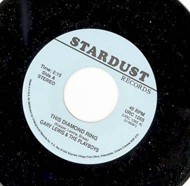 Gary Lewis & The Playboys : This Diamond Ring (7")