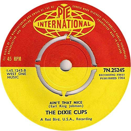 The Dixie Cups : Chapel Of Love (7", Single)