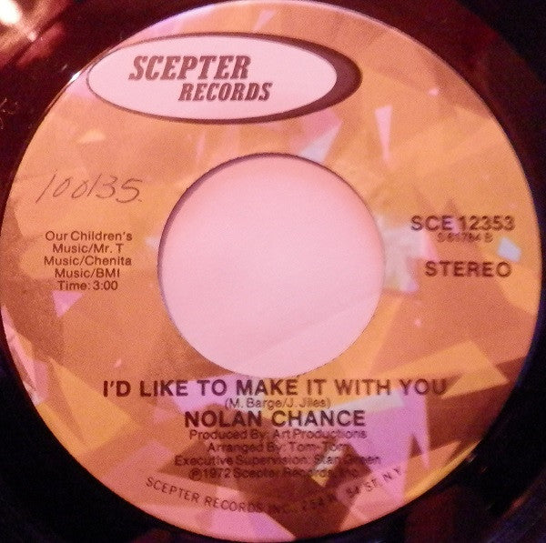 Nolan Chance : Sara Lee / I'd Like To Make It With You (7")
