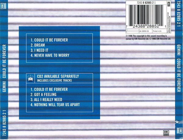 Gemini (13) : Could It Be Forever (CD, Single, CD1)
