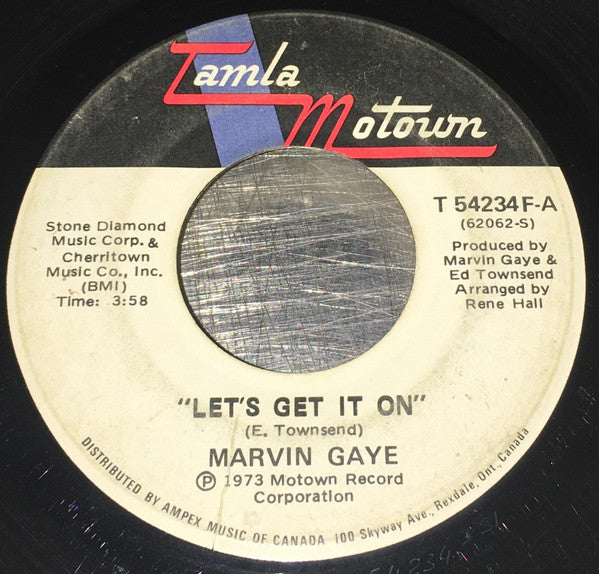 Marvin Gaye : Let's Get It On (7", Single)