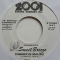 Sweet Breeze (3) : Summer In Malibu / Two Faces Have I (7", Promo)