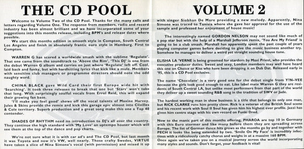 Various : The CD Pool - Volume 2 (CD, Comp, Promo)