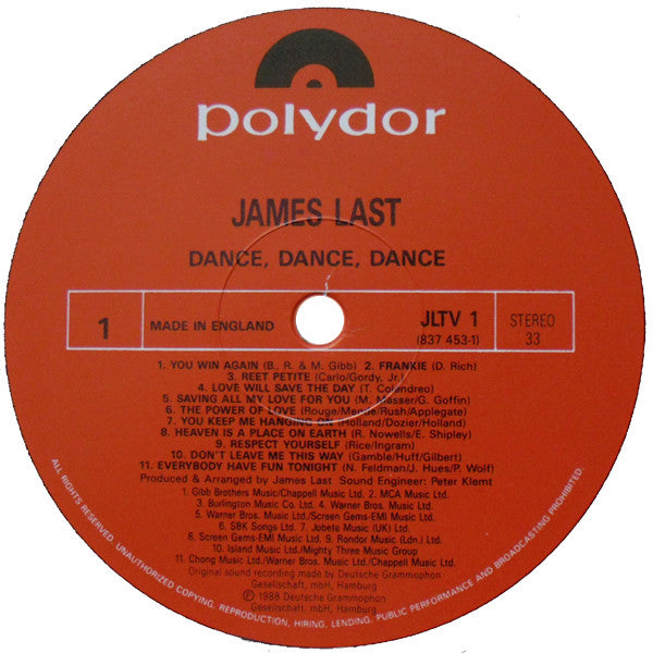James Last : Dance, Dance, Dance (LP, Album)
