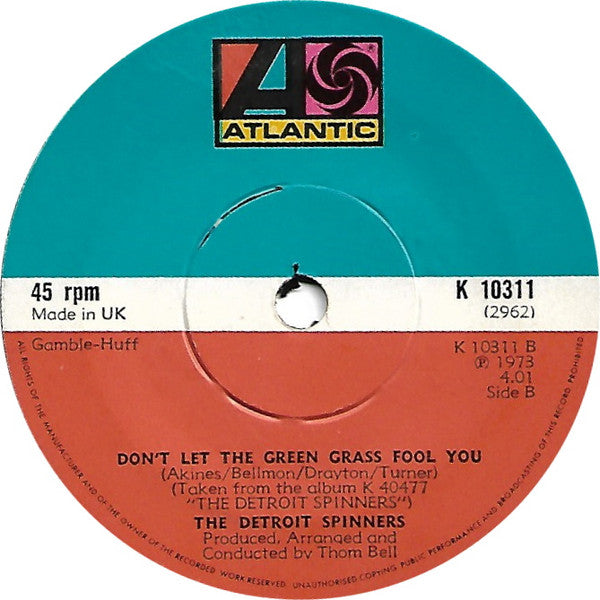 Spinners : One Of A Kind (Love Affair) (7")