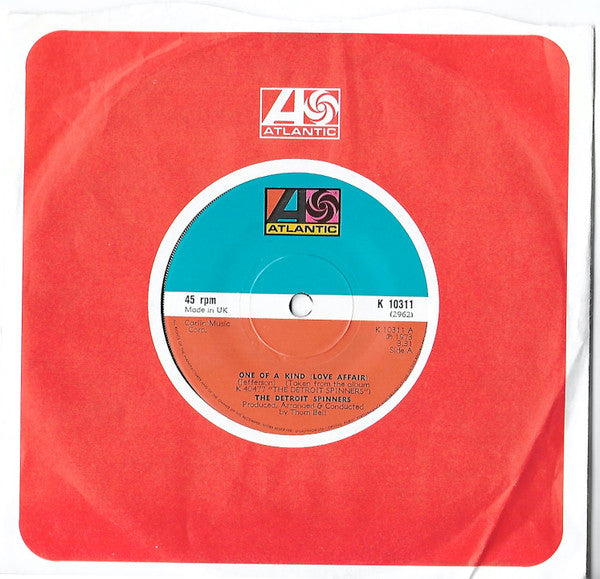 Spinners : One Of A Kind (Love Affair) (7")