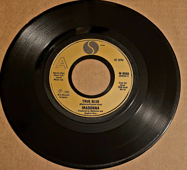 Madonna : True Blue (Remix) (7", Jukebox, MP)