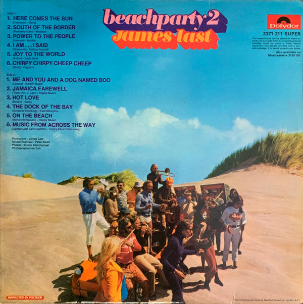 James Last, James Last Und Chor & Orchester James Last : Beach Party 2 (LP)
