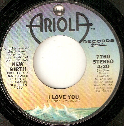 New Birth : I Love You (7")
