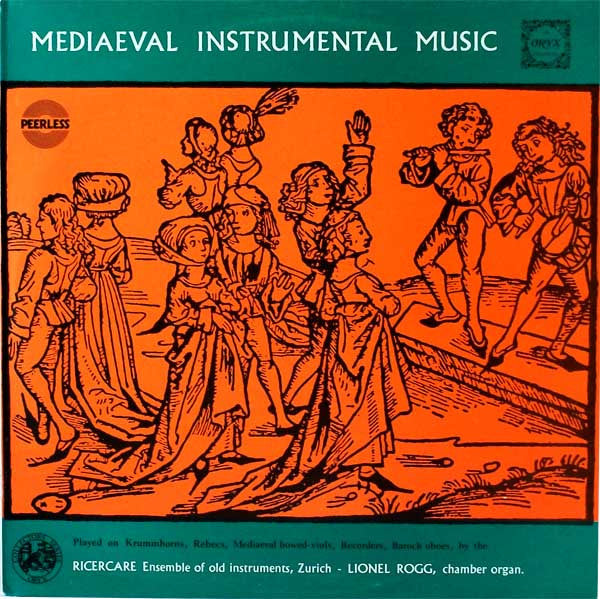 Ricercare-Ensemble Für Alte Musik, Zürich : Mediaeval Instrumental Music (LP, RE)