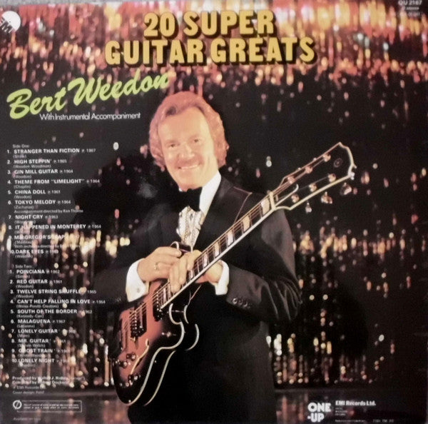 Bert Weedon : 20 Super Guitar Greats (LP, Comp)