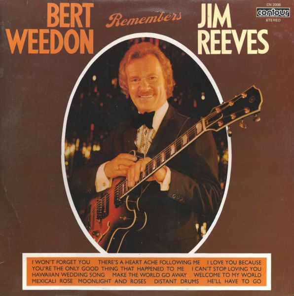 Bert Weedon : Remembers Jim Reeves (LP, Album, RE)