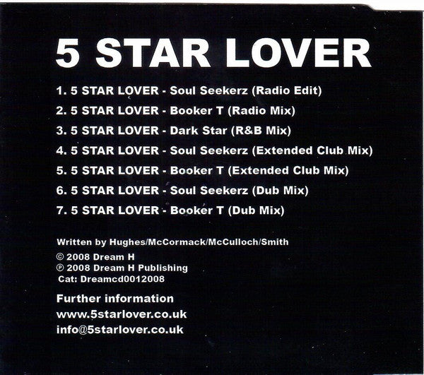 Atlanta (8) : 5 Star Lover (CD, Single)