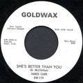 James Carr : She's Better Than You / Talk Talk (7", Promo)