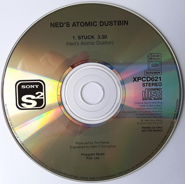Ned's Atomic Dustbin : Stuck (CD, Single, Promo)
