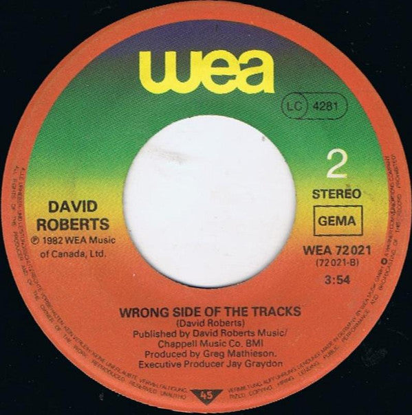 David Roberts (3) : Boys Of Autumn (7", Single)