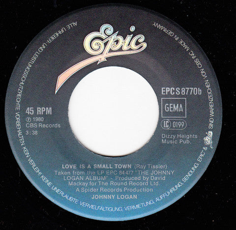 Johnny Logan : Save Me (7", Single)