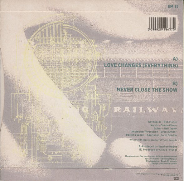 Climie Fisher : Love Changes (Everything) (7", Single)