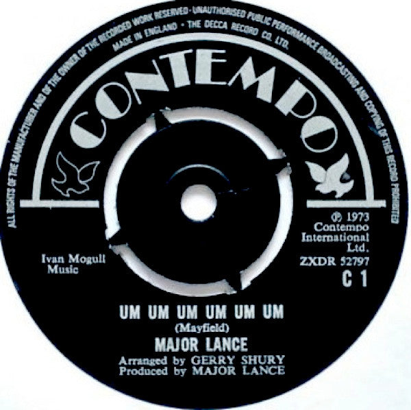 Major Lance : The Right Track / Um Um Um Um Um Um (7")