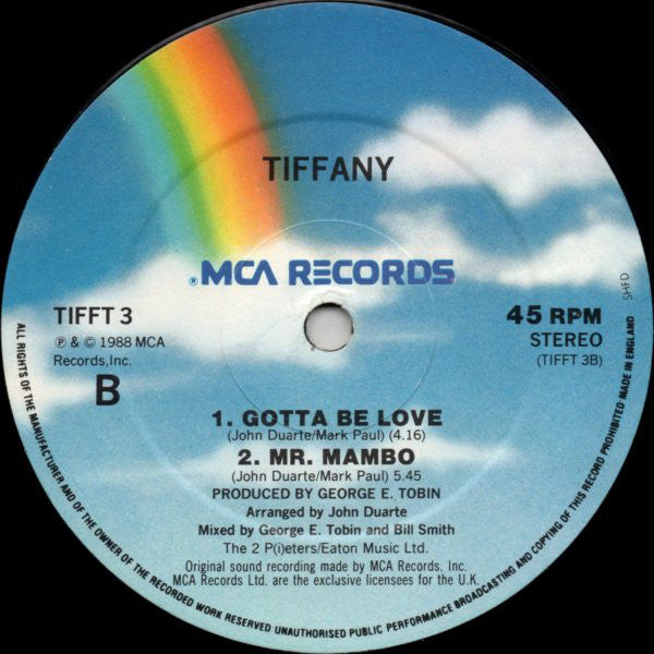 Tiffany : I Saw Him Standing There (12", Single)