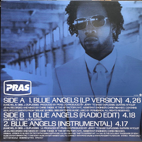 Pras Michel : Blue Angels (12", Promo)
