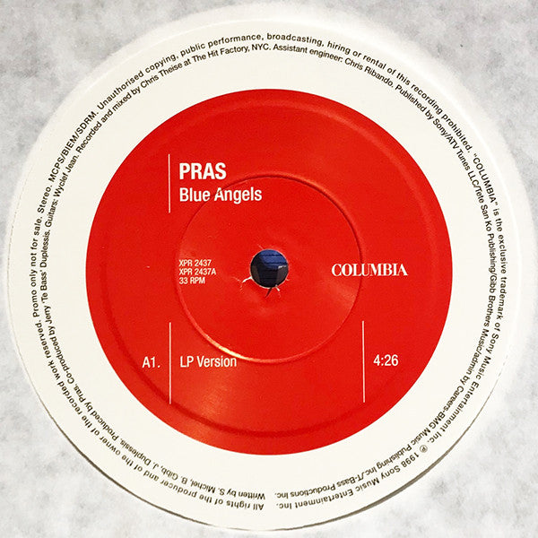 Pras Michel : Blue Angels (12", Promo)