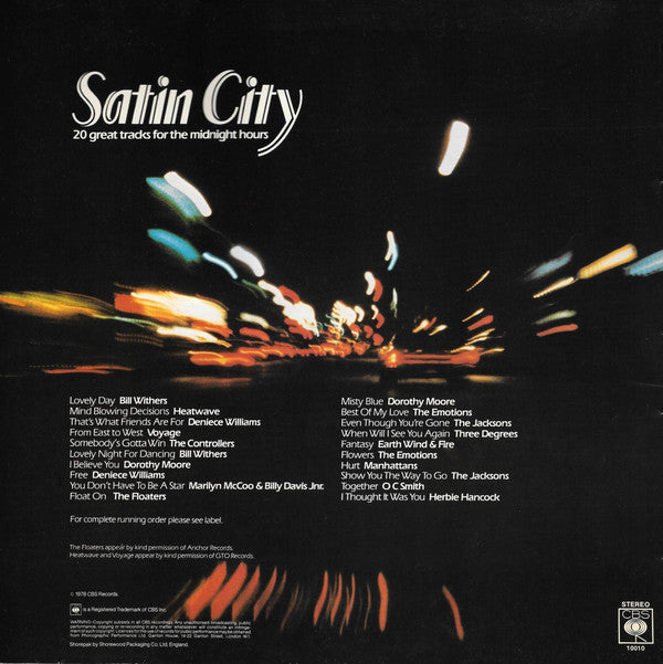 Various : Satin City (LP, Comp)