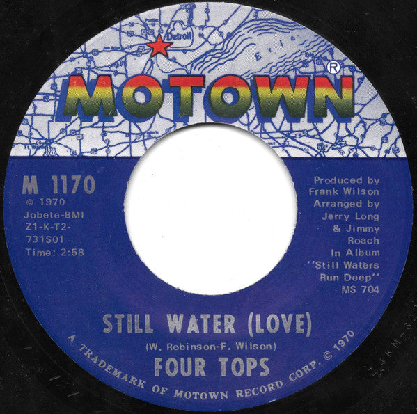 Four Tops : Still Water (7", Single, Ame)