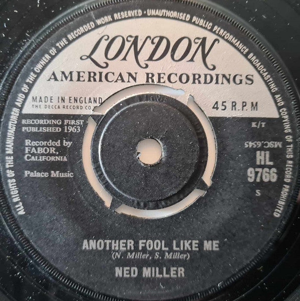 Ned Miller : Another Fool Like Me (7", Single)