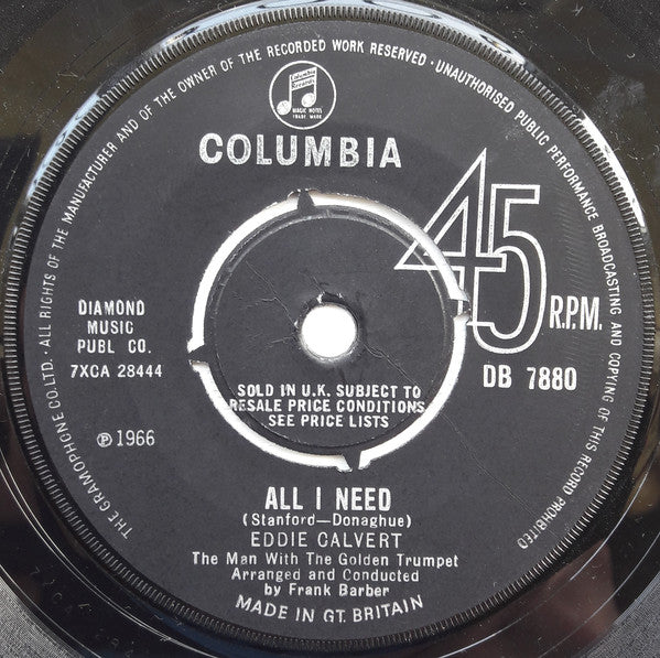 Eddie Calvert : Round The Horne (7")