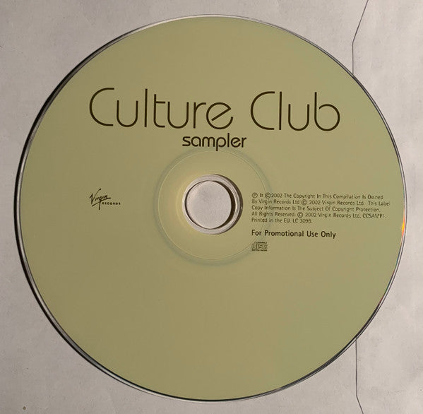 Culture Club : Sampler (CD, Promo, Smplr)