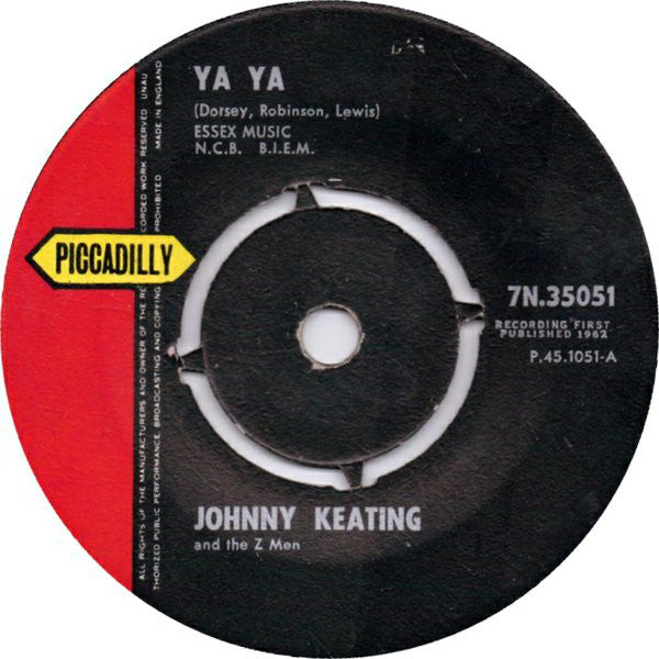 Johnny Keating And The Z-Men : Ya Ya (7", Single)