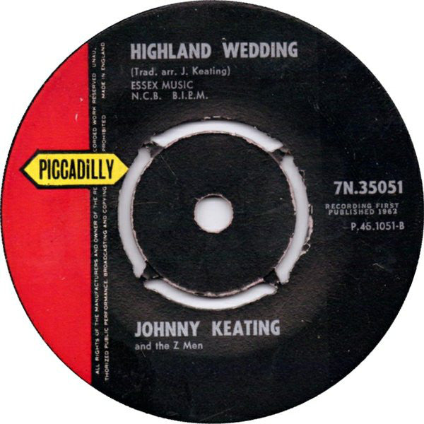 Johnny Keating And The Z-Men : Ya Ya (7", Single)