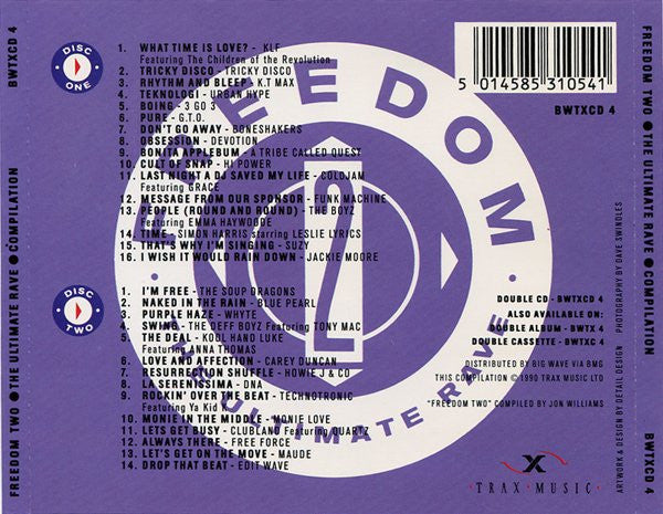 Various : Freedom Two - The Ultimate Rave (2xCD, Comp)