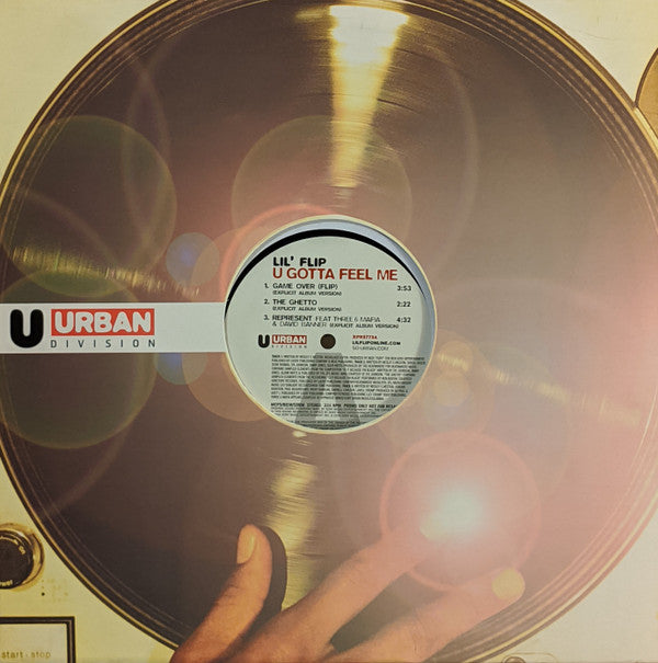 Lil' Flip : U Gotta Feel Me  (12", Promo)