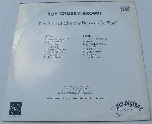 Roy Chubby Brown : The Best Of Chubby Brown - So Far (LP)