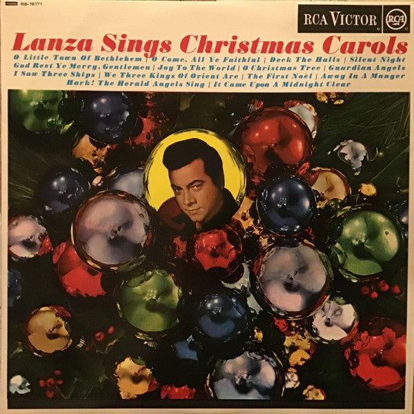 Mario Lanza : Lanza Sings Christmas Carols (LP, Album, Mono, RE)