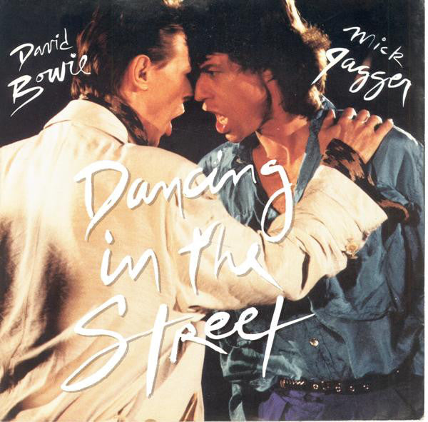 David Bowie, Mick Jagger : Dancing In The Street (7", Single, Red)