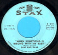 Sam & Dave : When Something Is Wrong With My Baby / Small Portion Of Your Love (7", Single)