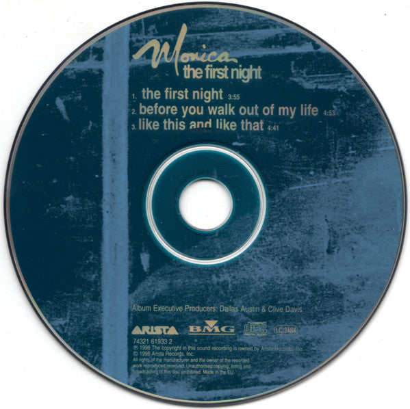 Monica : The First Night (CD, Single)
