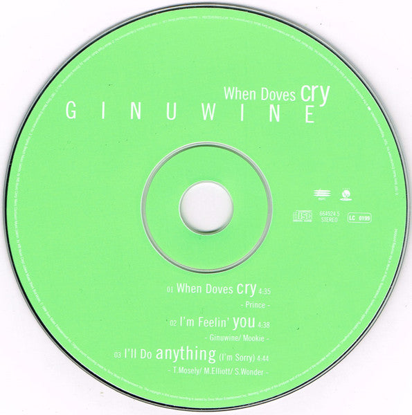 Ginuwine : When Doves Cry (CD, Single)
