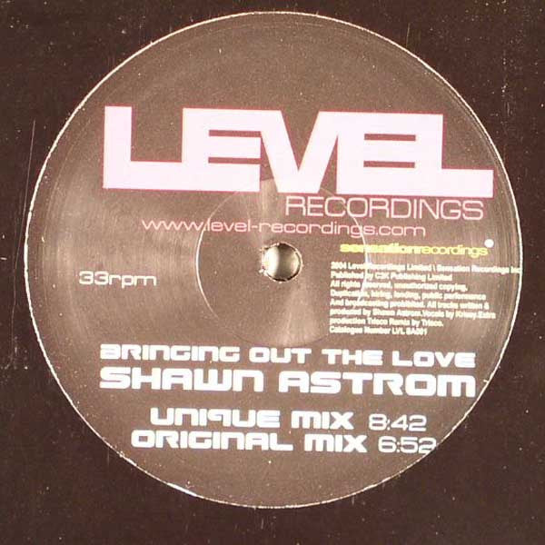 Shawn Astrom : Bringing Out The Love (12")