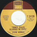 Stevie Wonder : Signed, Sealed, Delivered I'm Yours / I'm More Than Happy (7", Single)