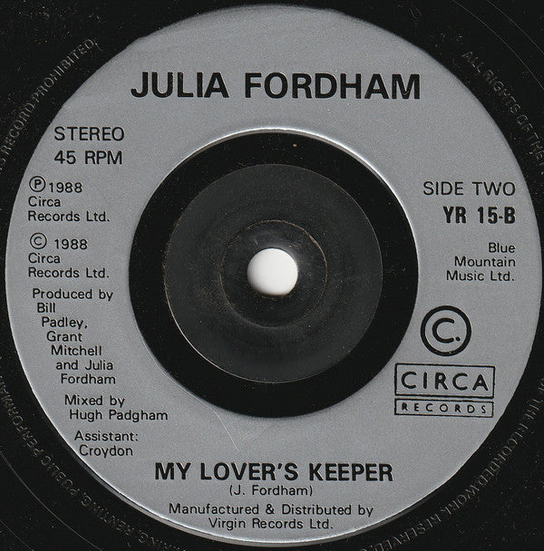 Julia Fordham : Happy Ever After (7", Single, Inj)